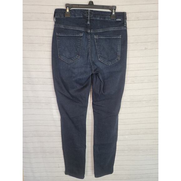 MOTHER DESTRUCTED HIGH WAISTED LOOKER IN COFFEE, TEA OR ME, SZ 26 - Picture 9 of 16